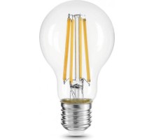 Лампа светодиодная филаментная GAUSS A60 filament а60 15w 1450lm 4100к е27 led [102902215]