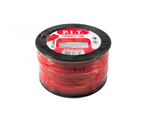 Леска триммерная P.I.T. ATML01-P243 звезда 3lb 2,4 мм, 340 м