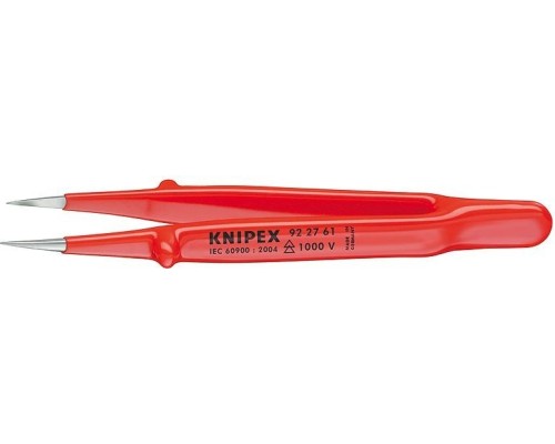 Пинцет диэлектрический KNIPEX 922761 1000V, для прецизионных работ [KN-922761]