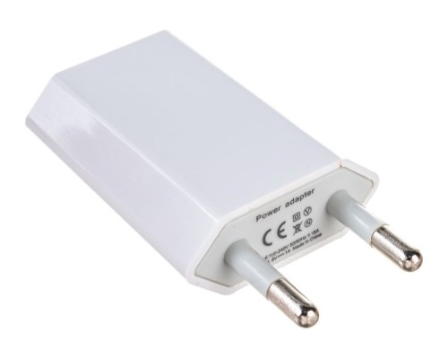 Зарядное устройство REXANT 18-1194 сетевое iPhone/iPod USB белое (СЗУ) (5V, 1000 mA)