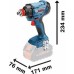 Гайковерт аккумуляторный BOSCH GDX 180 LI ударный [06019G5223] 2х2,0Ач, кейс