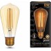 Лампа светодиодная GAUSS ST64 filament 8w 740lm 2400к е27 golden led [157802008]