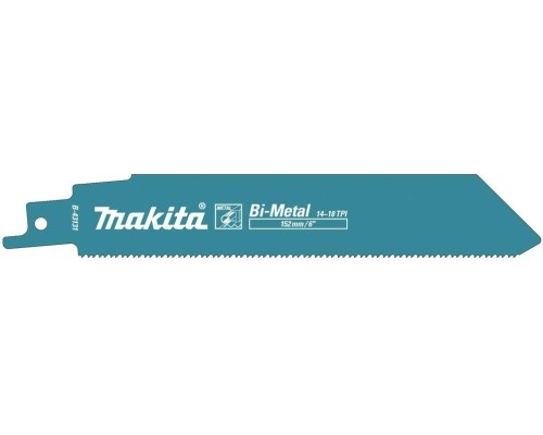 Полотна для сабельных пил MAKITA B-43131 для металла 152x1,1x14+18tpi, 5 шт.