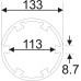 Головка для задней гайки дифференциала JTC 5261 mercedes, man [JTC-5261]