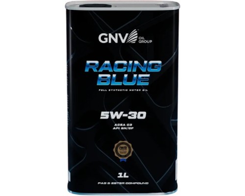 Масло моторное GNV Racing Blue 5W30 PAG Synthetic 1 л (металл. канистра) GRB1012072011140530001