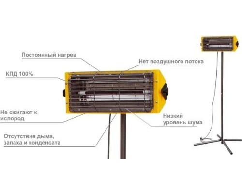 Инфракрасный обогреватель MASTER HALL 1500 ламповый, 4012.102 [HALL 1500]