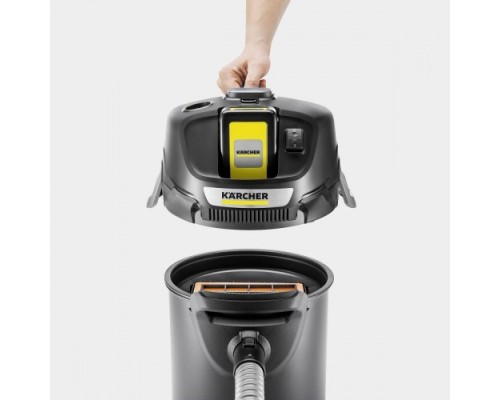 Пылесос аккумуляторный KARCHER AD 2 Battery для золы, (1.348-300.0), без АКБ и З/У [1.348-300.0]