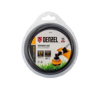 Леска триммерная Denzel EXTRA CORD двухкомпонентная звезда, 2,7 мм х 15 м. 96218