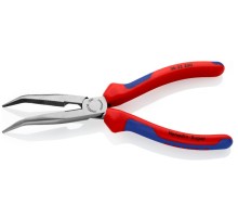 Длинногубцы KNIPEX KN-2622200SB с режущими кромками, губки 40°, 200 мм