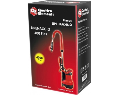 Насос дренажный QUATTRO ELEMENTI DRENAGGIO 400F FLES ES [241-796]