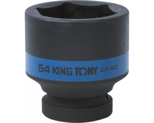 Ударная головка шестигранная с посадкой 1" KING TONY 853554M 54 мм