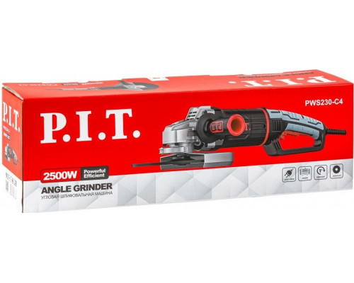 Угловая шлифмашина сетевая P.I.T. PWS230-C4 купить с доставкой и официальной гарантией