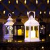Фонарь декоративный NEON-NIGHT со свечкой белый корпус 10,5х10,5х22,35 см, теплый белый [513-054]