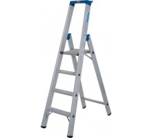 Стремянка алюминиевая KRAUSE STABILO R13 4 перфорированные ступени 136022