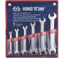 Набор ключей рожковых KING TONY 1106MR 6 предметов
