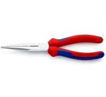 Длинногубцы KNIPEX KN-2615200SB с режущими кромками, 200 мм