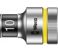 Головка шестигранная для ключа-трещотки Zyklop WERA 10 мм 1/2“ с функцией фиксации 8790 HMC WE-003730 WE-003730