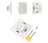 Умный выключатель SECURIC 801W Wi-Fi однокнопочный, белый SEC-HV-801W