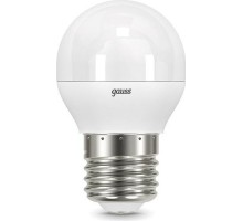 Лампа светодиодная GAUSS Шар шар 6.5w 550lm 4100k e27 led [105102207]