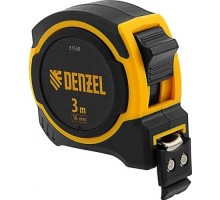 Рулетка DENZEL  3мх16мм, двухкомп. корпус, магнитный обрез. зацеп 31530