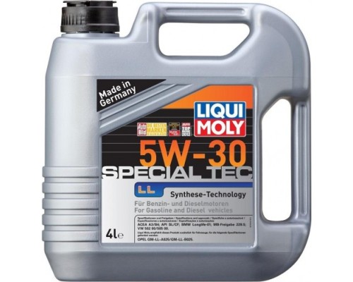 Масло моторное LIQUI-MOLY SAE 5W30 Special Tec LL 4 л 7654 синтетическое [7654]