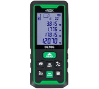 Лазерный дальномер RGK DL70G зеленый луч с угломером  778183