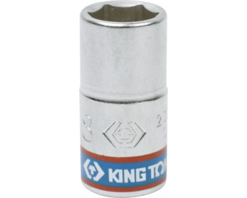 Головка шестигранная 8 мм с посадкой 1/4" KING TONY 233508M