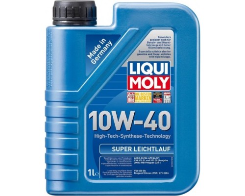 Масло моторное LIQUI-MOLY SAE 10W40 Super Leichtlauf 1 л 1928 синтетическое [1928]