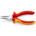 Плоскогубцы KNIPEX KN-0826145SB остроконечные с удлиненными губками, VDE, 145мм