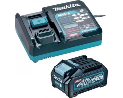 Набор АКБ и ЗУ MAKITA 40.0В 4,0 Ач Li-ion XGT 40.0V 4,0 Ач Li-ion  BL4040+DC40RA [191J67-0]