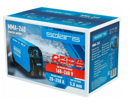 Сварочный инвертор SOLARIS MMA-260