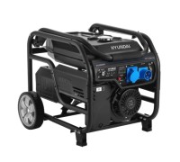 Генератор бензиновый HYUNDAI HHY 7050FE ATS с колесами HHY 7050FE ATS