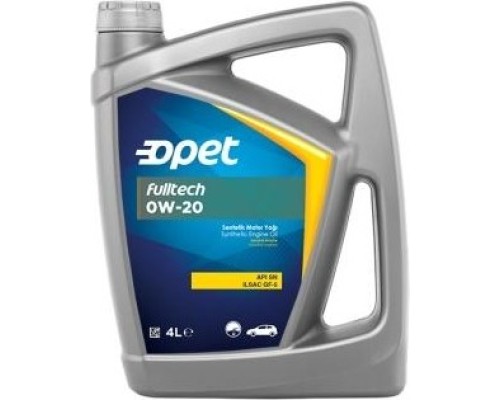 Масло моторное OPET Fulltech 0W20 4 л синтетическое [601370953]