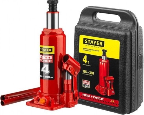 Домкрат бутылочный STAYER 43160- 4-К 