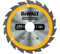 Пильный диск универсальный DeWALT 165х18тх30 мм Construction DT1936-QZ DT1936-QZ