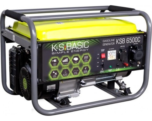 Электростанция бензиновая K&S BASIC KSB 6500C [KSB 6500C]