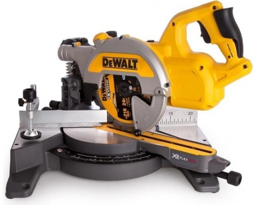 Пила торцовочная аккумуляторная DeWALT DCS 777 N FLEXVOLT, бесщеточная, без АКБ и З/У [DCS777N-XJ]