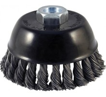 Щетка обдирочная для УШМ D.BOR чашеобразная METAL Standard D-100 мм М14 витая (арт. D02-MS-100-M14-050) D02-MS-100-M14-050