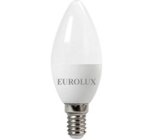 Лампа светодиодная EUROLUX C37 LL-E-C37-5W-230-4K-E14 76/2/3