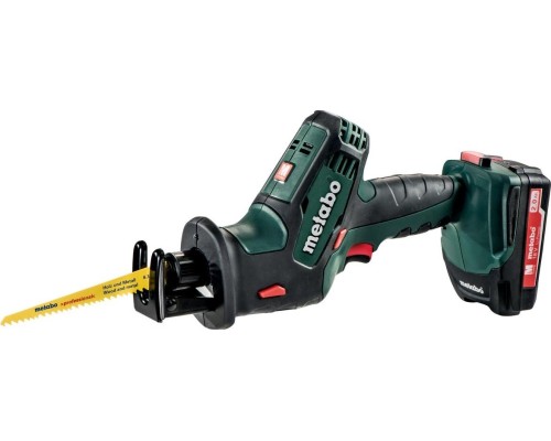 Пила сабельная аккумуляторная METABO SSE 18 LTX Compact 2х2,0 Ач [602266500]