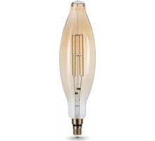 Лампа светодиодная GAUSS T120 filament 6w 780lm 2400к е27 golden straight led [155802008]