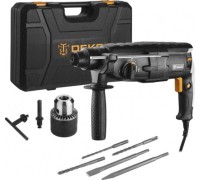 Перфоратор DEKO DKH950W с набором из 5 буров sds+ и патроном ch01 063-4223