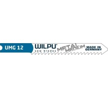 Пилки по металлу WILPU UMG 12 для стали, нерж.стали, алюминия от 2,5 до 6мм 5шт/ [465000005]