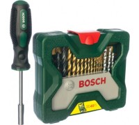 Набор сверл универсальный BOSCH Titanium X-Line-40 Set + ручная отвертка 2607017334