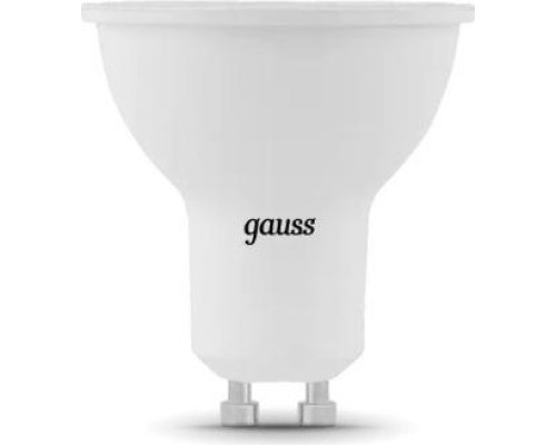 Лампа светодиодная GAUSS MR16 5w 500lm 3000k gu10 led [101506105]