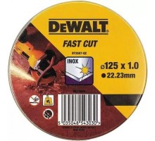 Отрезные круги по нержавеющей стали DeWALT 125x1.0х22.2 мм INOX Extreme DT3507-QZ (уп.10шт)  [DT3507-QZ]