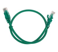 Патч-корд REXANT 02-0296-05 U/UTP, CAT 6, RJ45-RJ45, 26AWG, LSZH, зеленый 0,5м