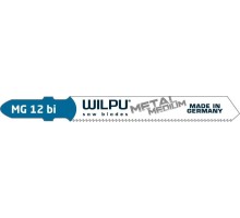 Пилки по металлу WILPU MG 12 bi для стали, нерж.стали, алюминия от 2,5 до 6мм 5шт/ [265100005]