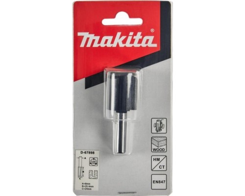 Фреза по дереву MAKITA D-67898 пазовая с 2 режущ. кромками 24x25,4x8x57x2t