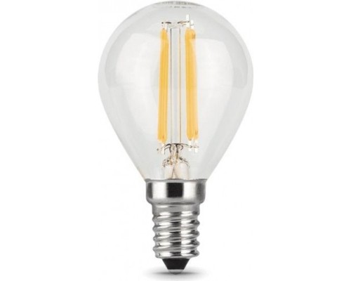 Лампа светодиодная GAUSS Шар filament шар 7w 550lm 2700к е14 led [105801107]